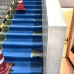 車いす階段昇降機の据付工事前